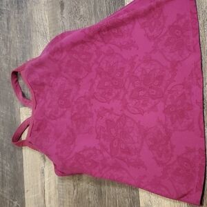 Lululemon Patterned Built in Bra tank sz 8